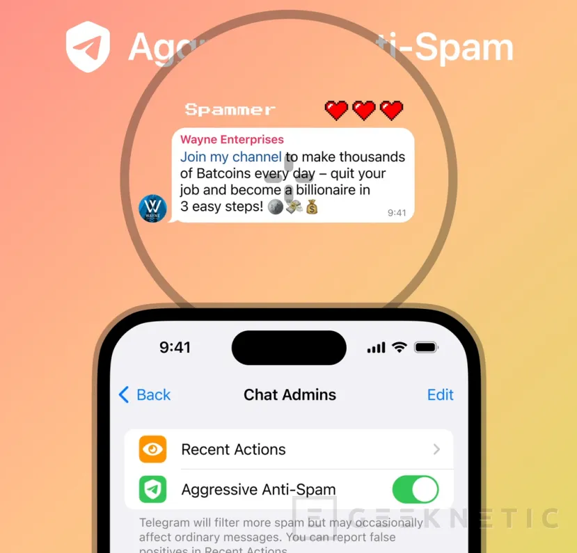 Geeknetic Telegram è stato aggiornato per consentire la registrazione senza SIM card e con i nuovi Temi 2.0 per Chat 4