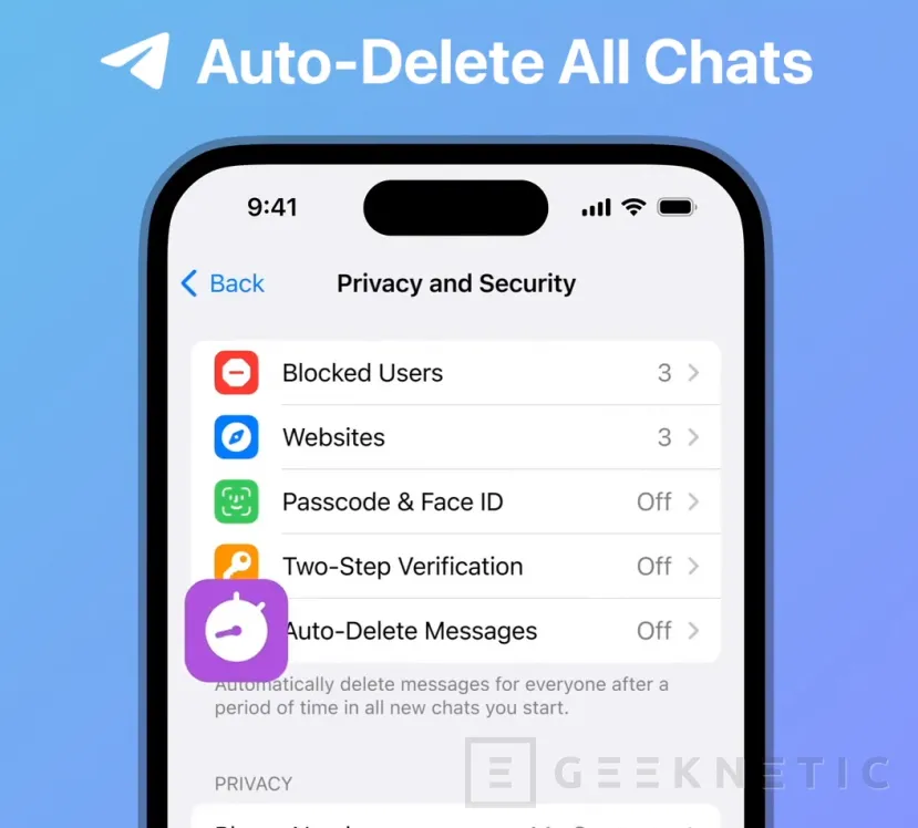 Geeknetic Telegram è stato aggiornato per consentire la registrazione senza SIM card e con i nuovi Temi 2.0 per Chat 2
