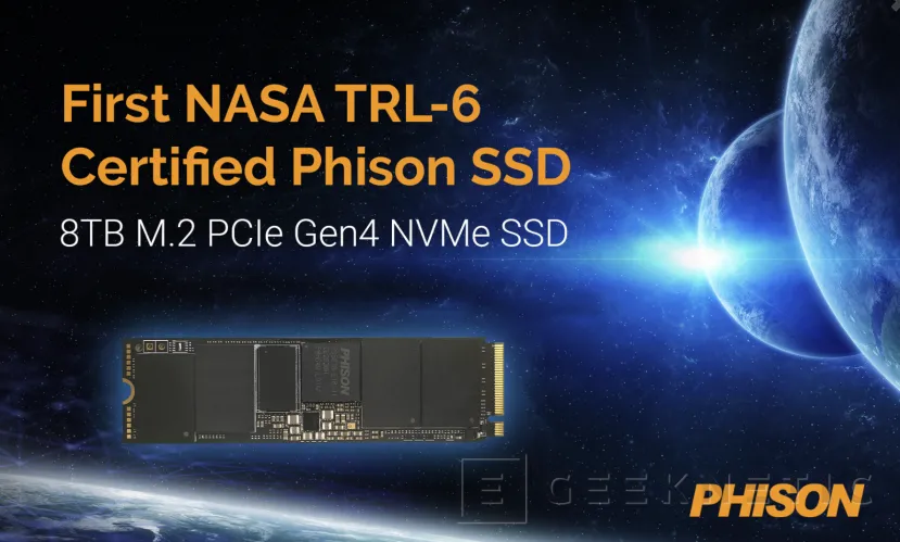 Geeknetic Los SSD NVMe de 8 TB de Phison se integrarán en el primer Datacenter de la Luna tras conseguir la Certificación de la NASA 1
