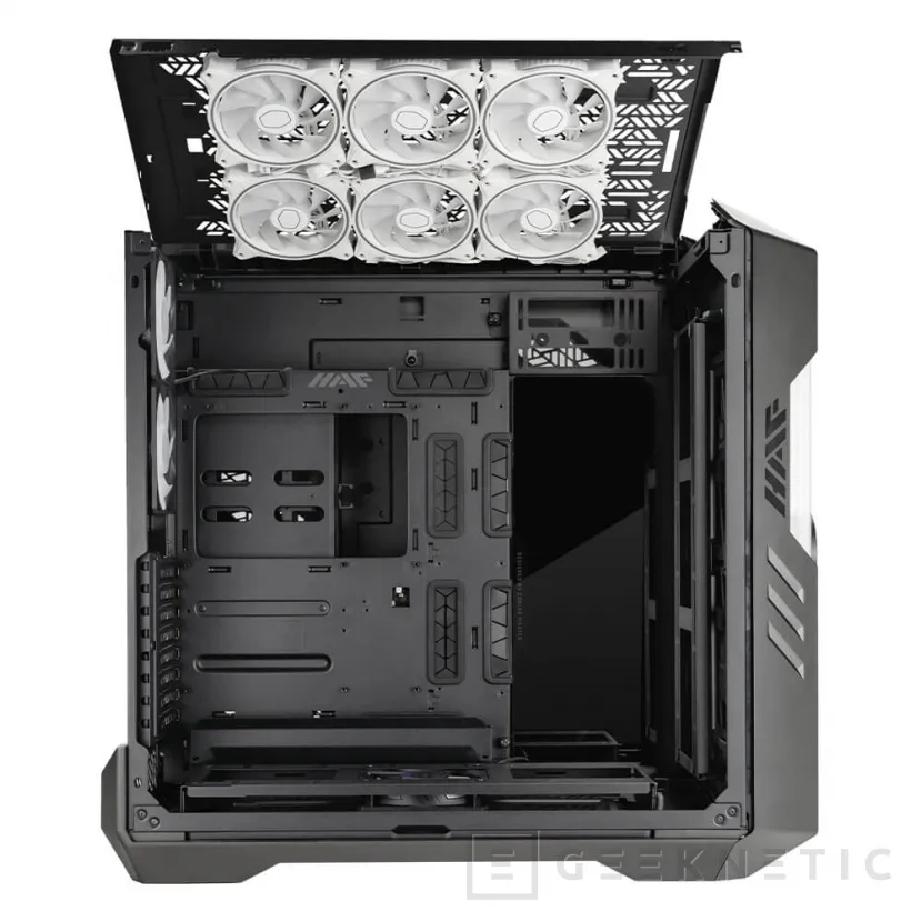 Geeknetic Cooler Master anuncia la caja HAF 700 EVO con capacidad para dos radiadores de 360 mm en el panel superior 2
