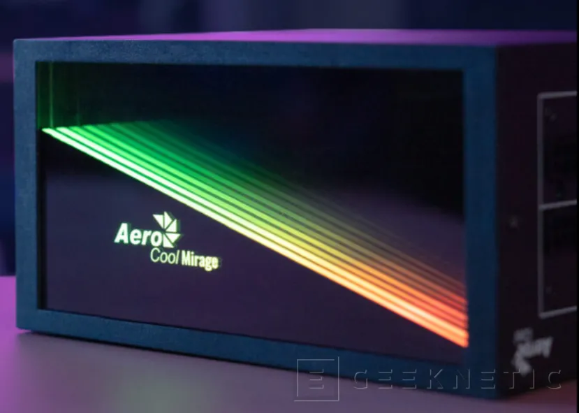 Geeknetic Nuevas fuentes AeroCool Mirage Gold con hasta 850W  y LEDs ARGB con efecto espejo infinito 4