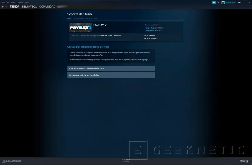 Cómo solicitar un reembolso en STEAM - ¿Cuánto tarda? 