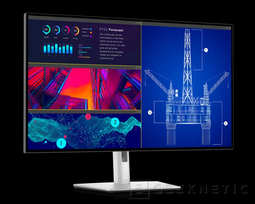 Geeknetic Nuevos monitores Dell con panel IPS Black de LG que ofrecen negros un 35% más profundos 1