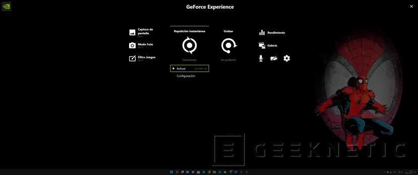 Geeknetic Cómo grabar el escritorio de Windows con NVIDIA GeForce Experience 13
