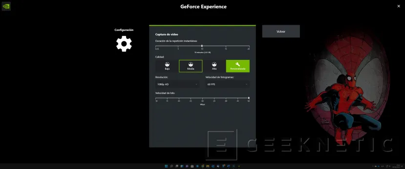 Geeknetic Cómo grabar el escritorio de Windows con NVIDIA GeForce Experience 12