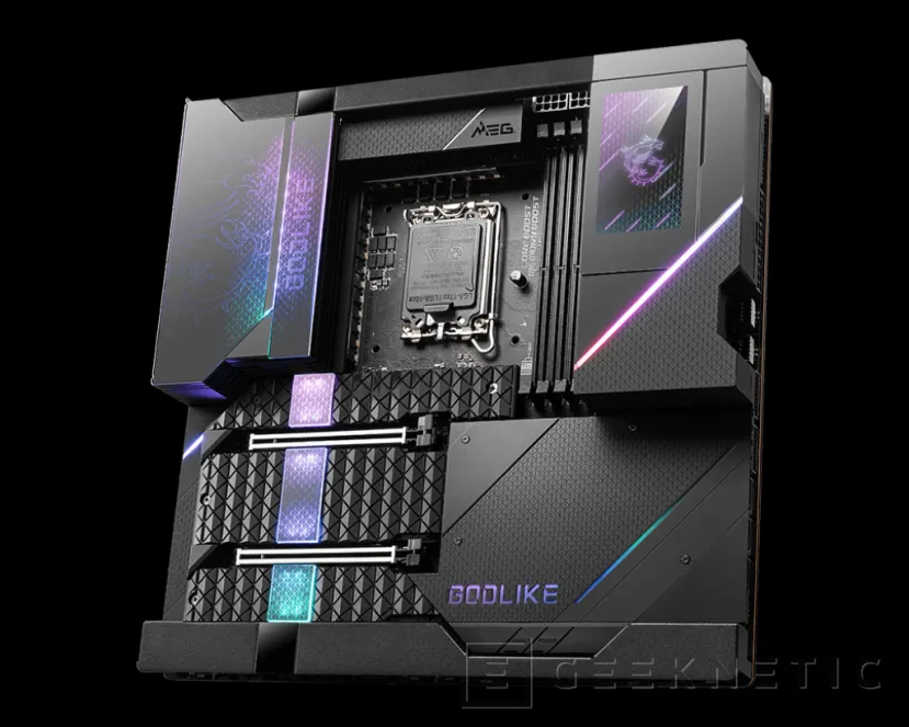 Geeknetic MSI presenta su placa MEG Z690 GODLIKE con diseño de 20+2 fases, pantalla LCD de 3,5 pulgadas y SSD M.2 PCIe 5 2