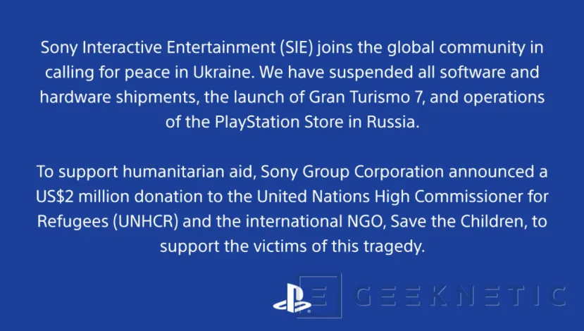 Geeknetic Sony deja de vender consolas PlayStation y juegos en Rusia por la invasión de Ucrania 2