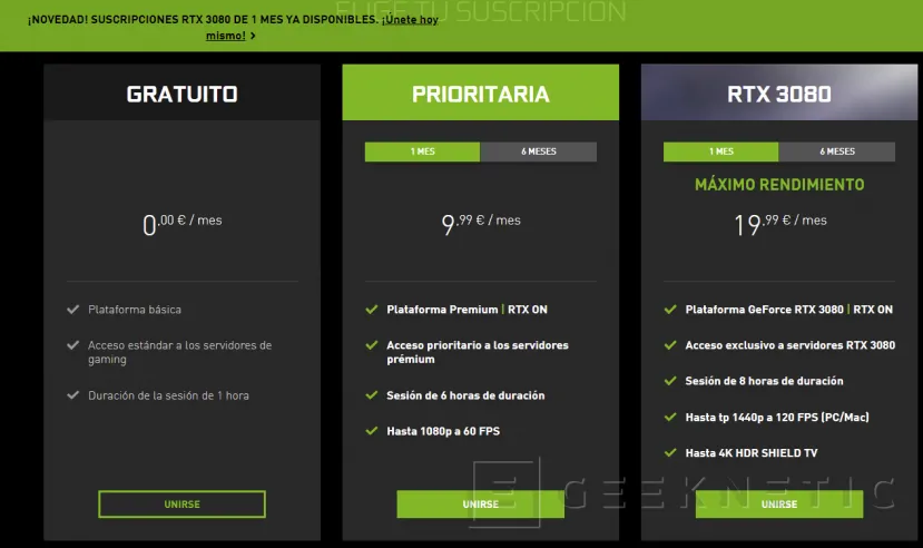 Geeknetic NVIDIA GeForce Now RTX 3080 añade un nuevo plan de pago mensual y más juegos 1