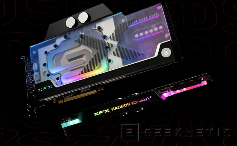 Geeknetic Nueva XFX Speedster Zero Radeon RX 6900XT RGB EKWB con bloque de RL personalizado 2