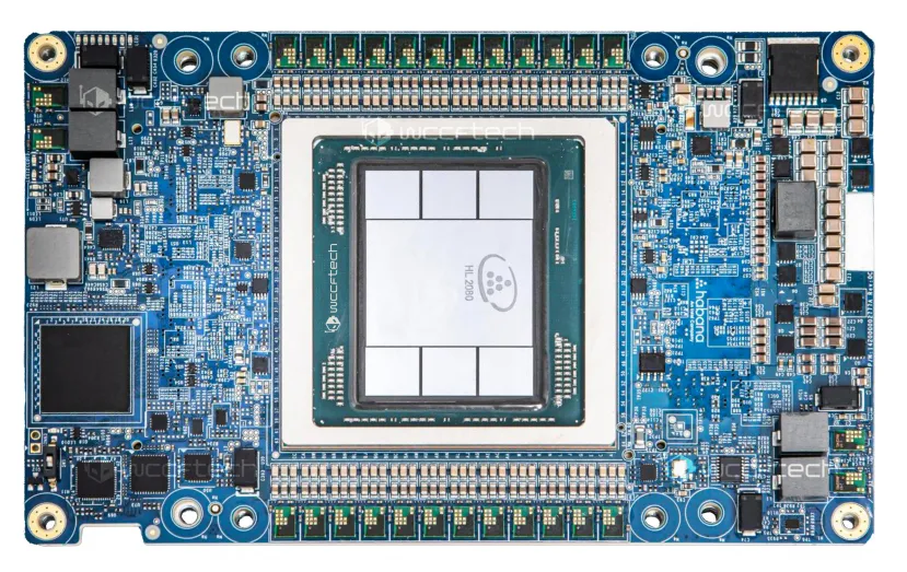Geeknetic Fotografiado el nuevo Intel Gaudi HL 2080 para IA con hasta 96 GB de memoria HBM3 1