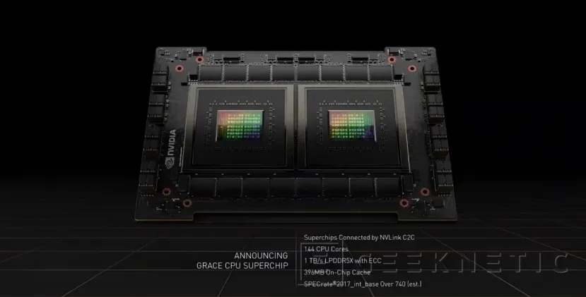 Geeknetic NVIDIA anuncia sus primeros procesadores Grace Superchip para inteligencia artificial y HPC 2