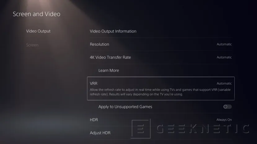 Geeknetic Sony lanza una actualización de PS4 y PS5 y anuncia que añadirá VRR a PS5 próximamente 2