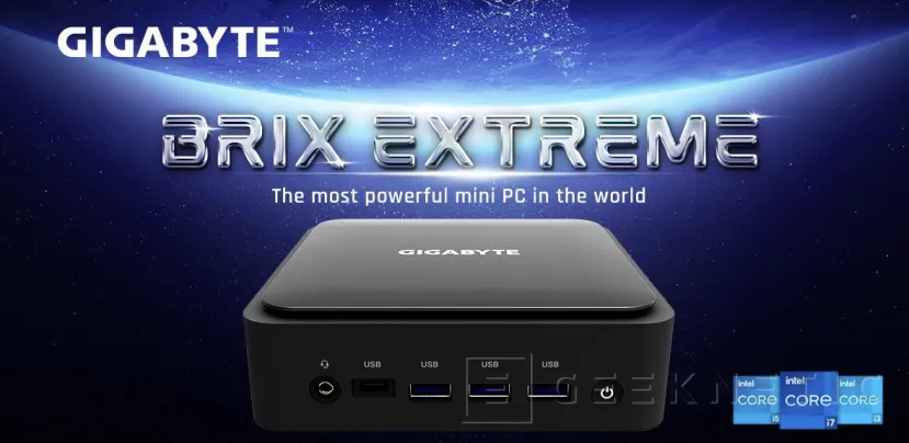 Geeknetic Gigabyte Integra los nuevos Alder Lake de 12 núcleos en su mini PC Brix Extreme 2