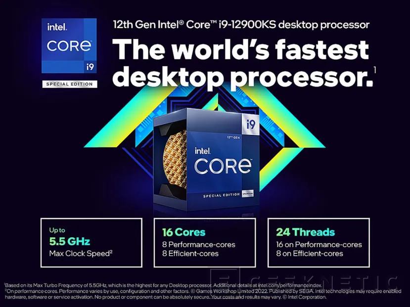 Geeknetic A la venta el nuevo Intel Core i9-12900KS en Newegg por 799 dólares 2