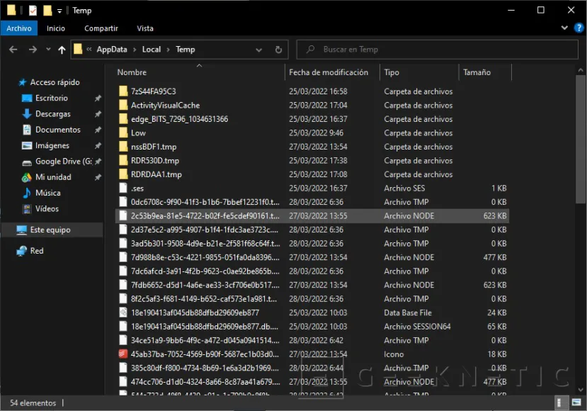 Geeknetic Cómo Eliminar los Archivos Temporales en Windows 10 2