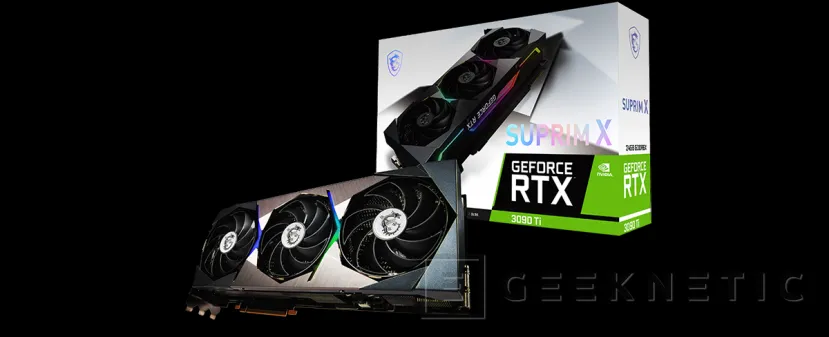 Geeknetic MSI ha lanzado su gama de tarjetas NVIDIA RTX 3090 Ti de la serie SUPRIM, GAMING TRIO y BLACK TRIO 2