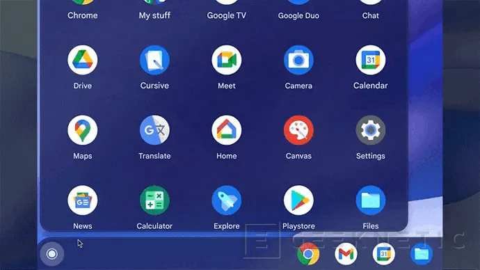 Geeknetic Google debuta un nuevo launcher para ChromeOS con un estilo al menú inicio de Windows 1