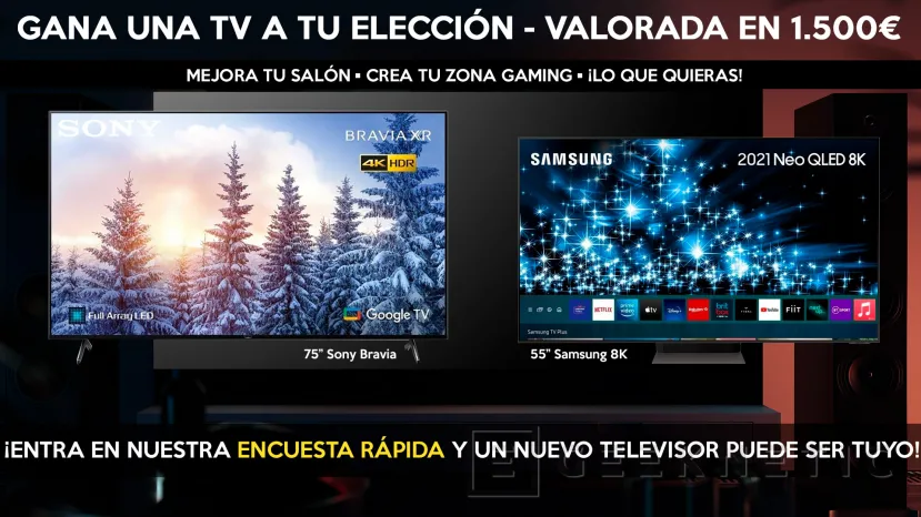 Geeknetic Sorteamos una Smart TV valorada en 1.500 euros por completar esta Encuesta 2