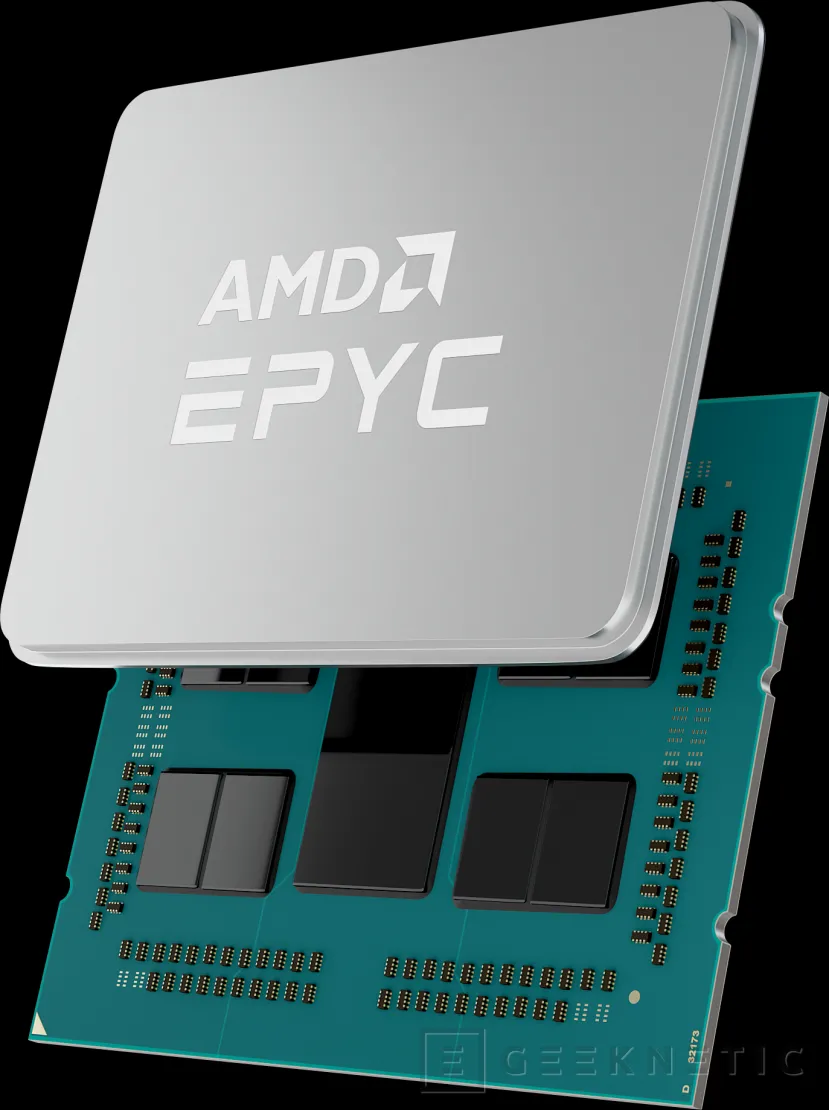Geeknetic Vista una fotografía del nuevo AMD EPYC 7004 Genoa con 12 chiplets Zen 4 1
