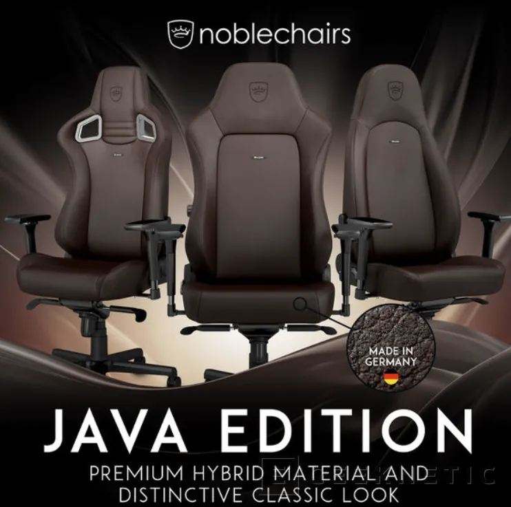 Geeknetic Noblechairs actualiza sus sillas gaming con un nuevo material híbrido transpirable 1