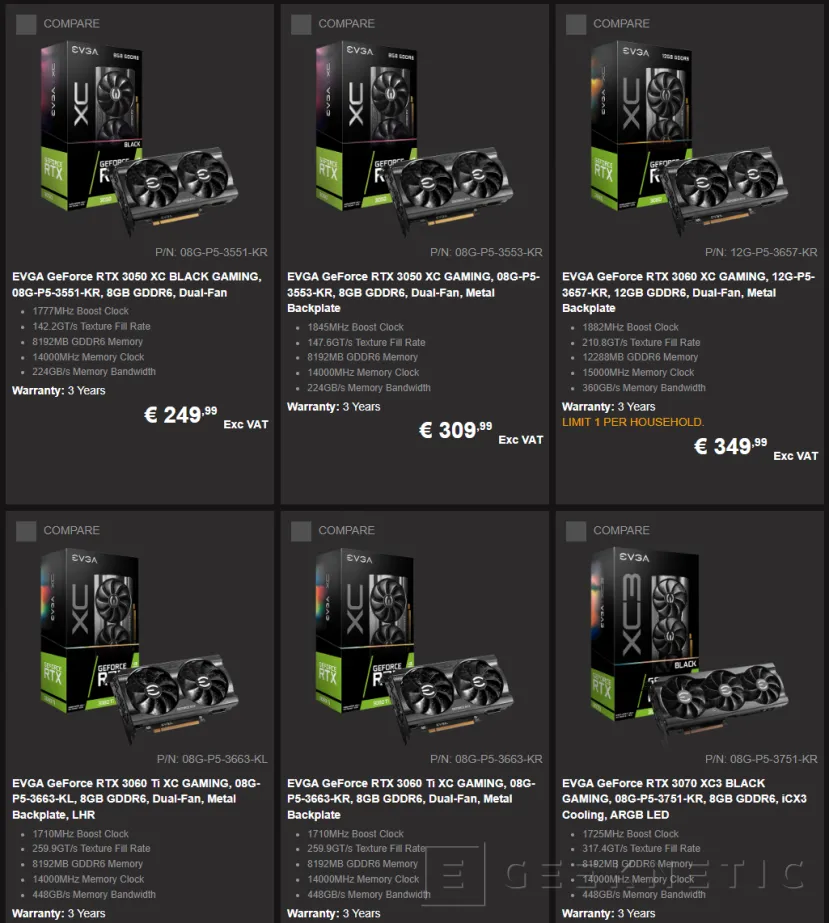 Geeknetic EVGA lanza su propia campaña con stock y precios de derribo en las NVIDIA RTX de la serie 30 3