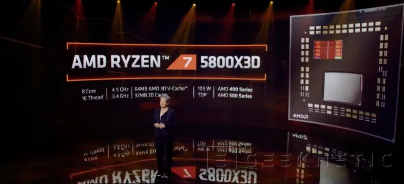Geeknetic Consiguen empujar hasta los 5.14GHz al AMD Ryzen 7 5800X3D 1