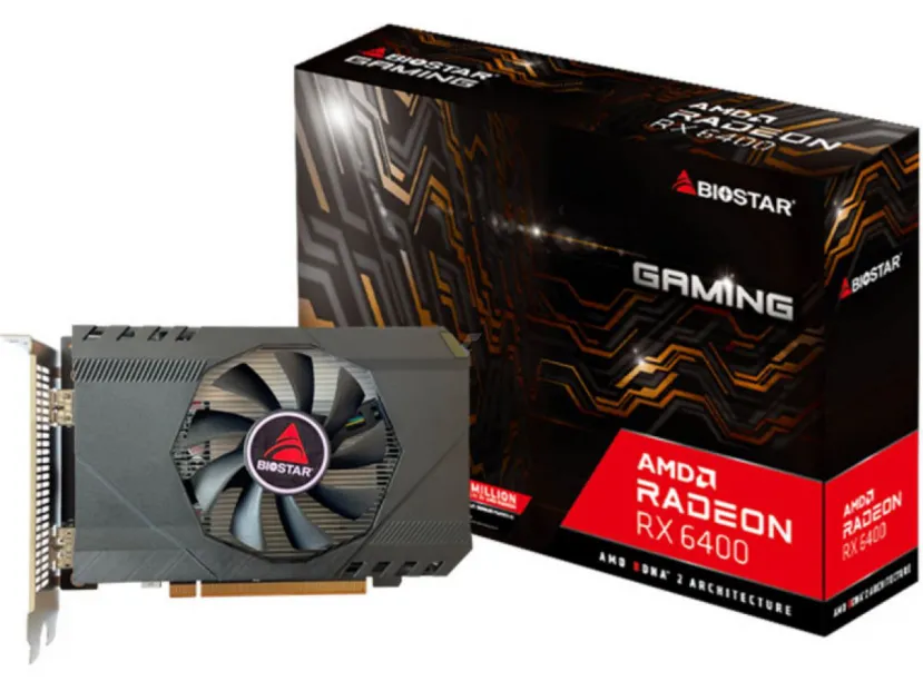 Geeknetic Ya están disponibles las AMD Radeon RX 6400, BIOSTAR y XFX presentan sus modelos personalizados 2