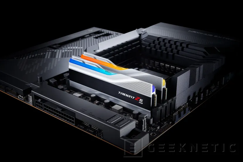 Geeknetic G.SKILL mejora su memoria Trident Z5 RGB con velocidades de 6600 MHz y latencia CL34 1