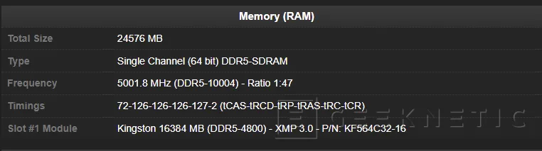 Geeknetic MSI y Kingston consiguen  overclockear memorias DDR5 a 10.004 MHz 1