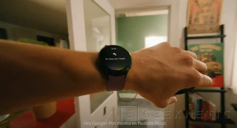 Geeknetic Samsung muestra un Galaxy Watch4 ejecutando el asistente de Google 1