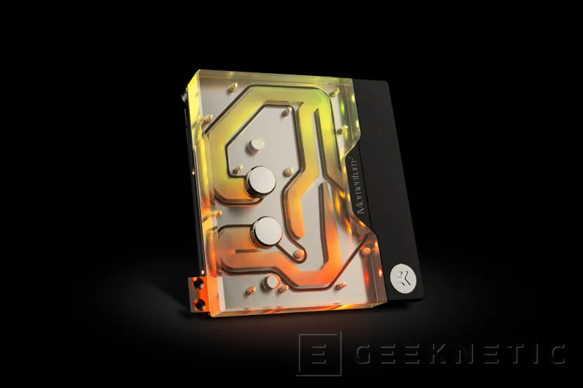 Geeknetic Nuevo monobloque de EK para la placa Gigabyte Z690 AORUS Master que refrigera CPU y VRM 1
