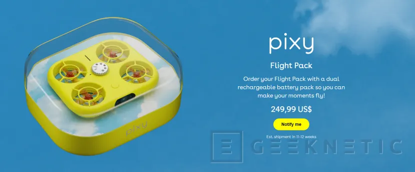 Geeknetic Snap ha lanzado un dron denominado Pixy diseñado para hacer selfies 1