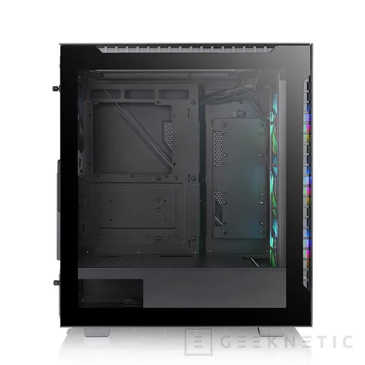 Geeknetic La nueva caja semitorre Thermaltake Divider 550 TG Ultra cuenta con una pantalla LCD para monitorizar tu PC 3