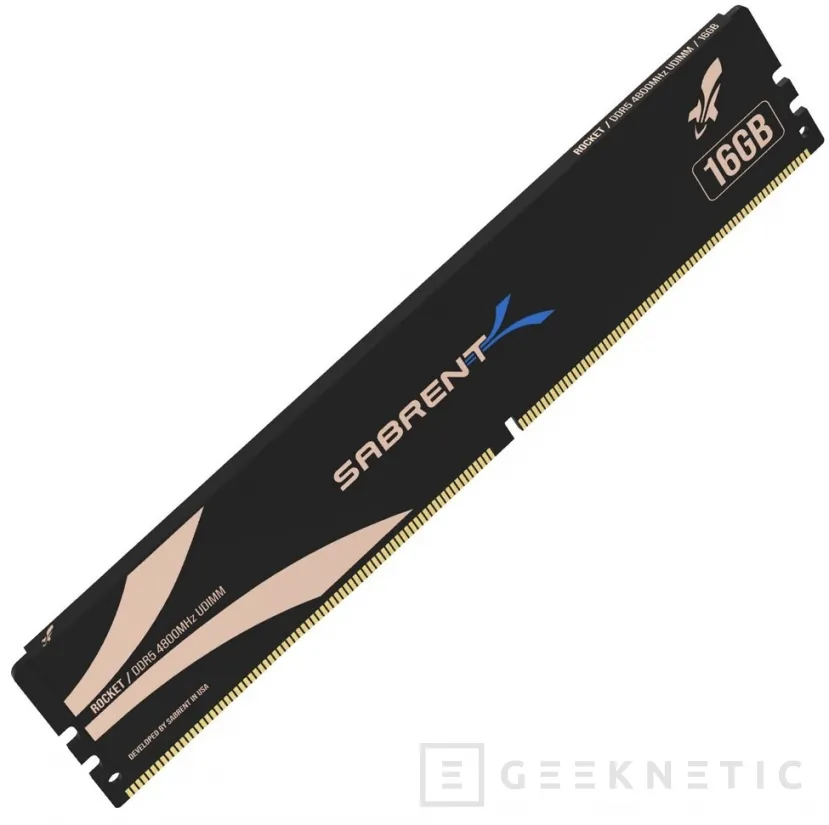 Geeknetic Nuevos módulos DDR5 Sabrent Rocket con hasta 32 GB a 4.800 MHz 1
