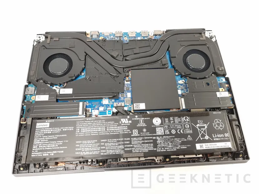 Geeknetic Lenovo Legion 5i Pro 16IAH7H Review con Core i7-12700H 10