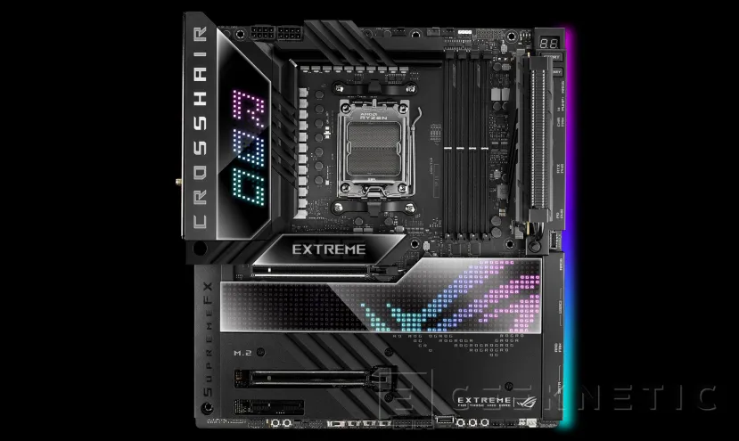 Geeknetic ASUS anuncia su placa con chipset X670E CROSSHAIR X670E EXTREME con diseño de 20+2 fases y 110A 1