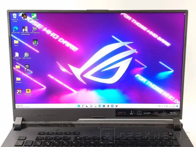 Geeknetic ASUS ROG Strix G17 G713RW Review con Ryzen 9 6900HX y RTX 3070 Ti 7