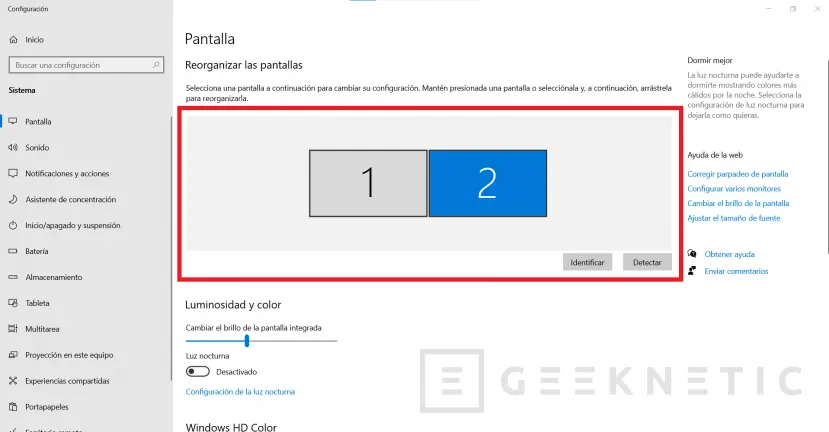 Geeknetic Cómo usar el HDR en Windows 10 4
