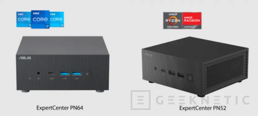 Geeknetic ASUS anuncia los Mini PC ExpertCenter PN64 y PN52 con CPUs hasta el AMD Ryzen 9 5900HX 1