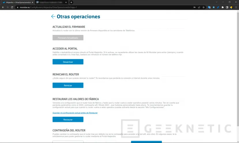 Geeknetic Portal Alejandra: Cómo configurar tu router Movistar 10