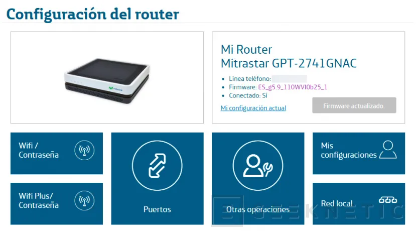 Geeknetic Portal Alejandra: Cómo configurar tu router Movistar 5