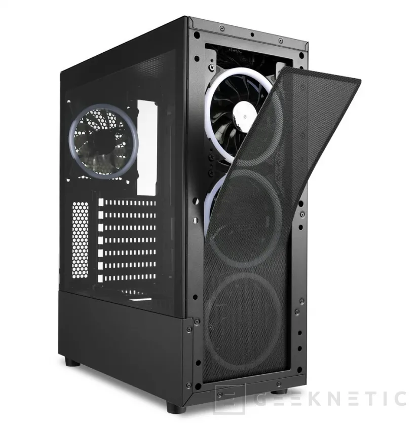 Geeknetic Sharkoon lanza su caja ATX TK5M RGB con cuatro ventiladores ARGB 3
