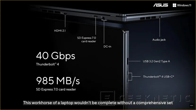 Geeknetic ASUS presenta el Zenbook Pro 14 Duo OLED con un panel HDR 2.8K certificado por PANTONE 3