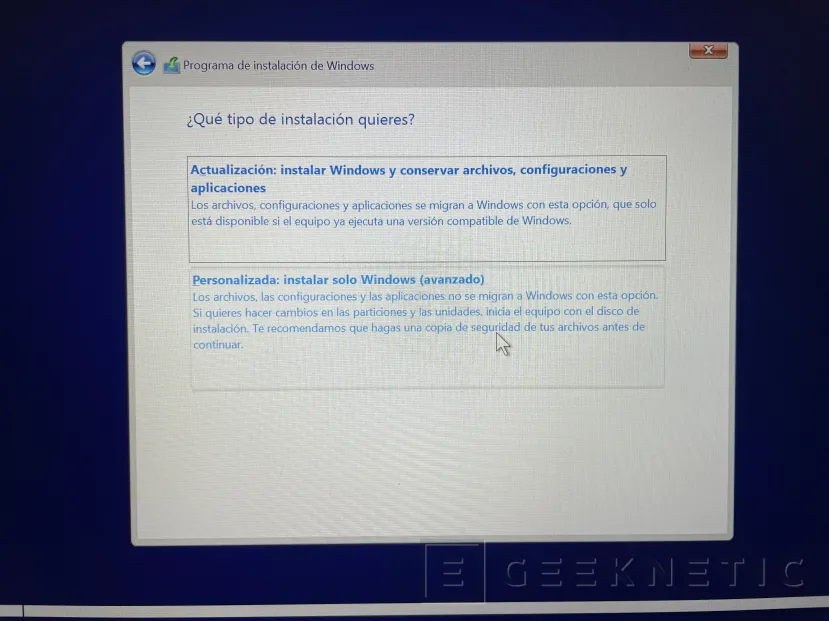 Geeknetic Cómo Instalar Windows 11 junto a Windows 10 14