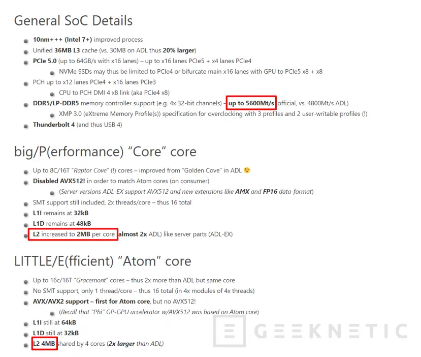 Geeknetic SiSoftware publica una preview del rendimiento del Intel Core i9-13900 con 24 núcleos y 32 hilos 2