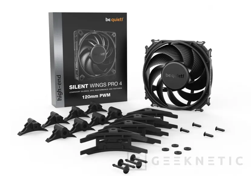 Geeknetic Nuevos ventiladores be quiet! Silent Wings 4 y Silent Wings Pro 4  con más RPM máximas y menor ruido 4