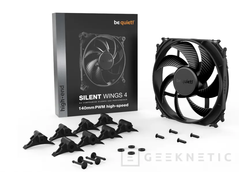 Geeknetic Nuevos ventiladores be quiet! Silent Wings 4 y Silent Wings Pro 4  con más RPM máximas y menor ruido 3