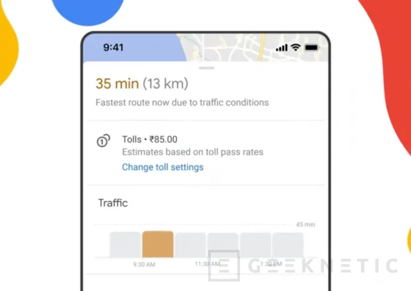 Geeknetic Google Maps empieza a mostrar el precio de los peajes 1