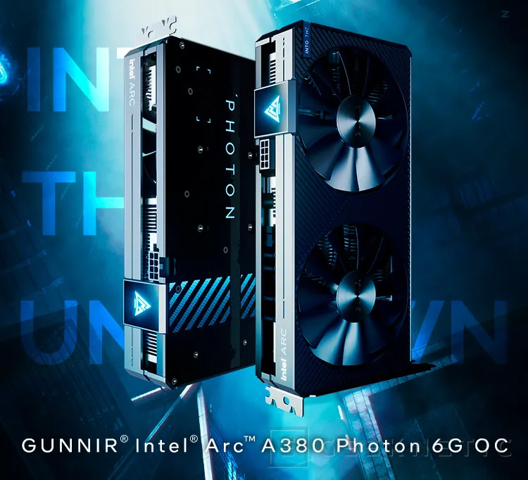 Geeknetic La GUNNIR A380 Photon OC es la primera Intel Arc personalizada para equipos de escritorio 1