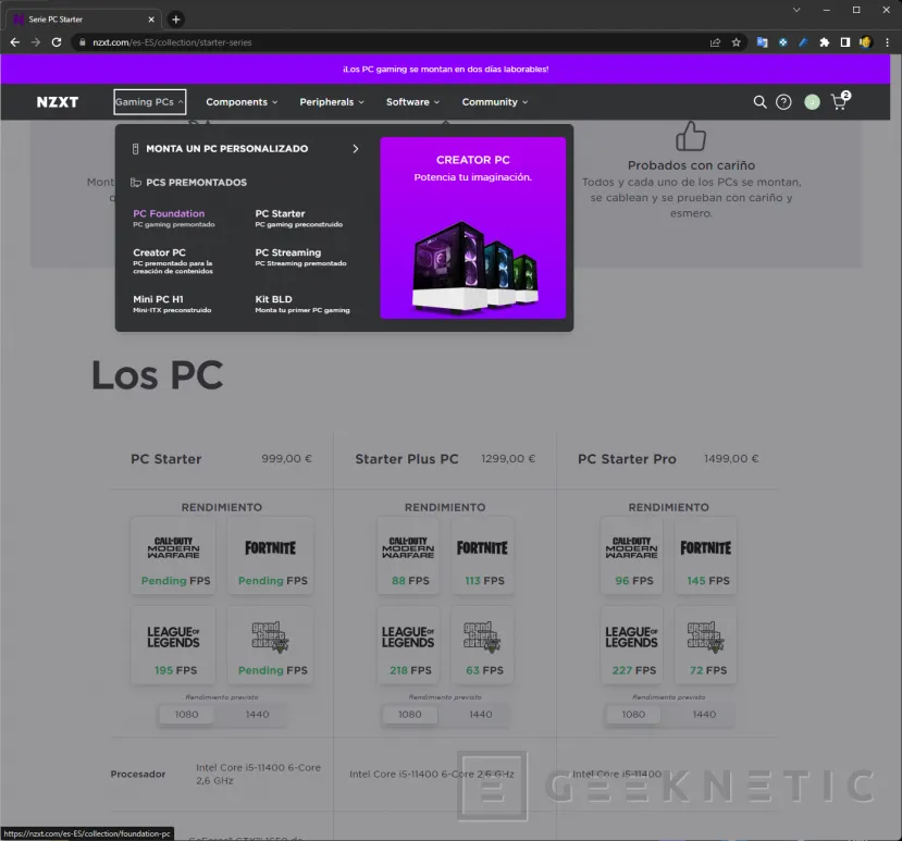 Geeknetic NZXT BLD:  Configura Tu PC Ideal en su Web y Recíbelo Montado en Casa 3